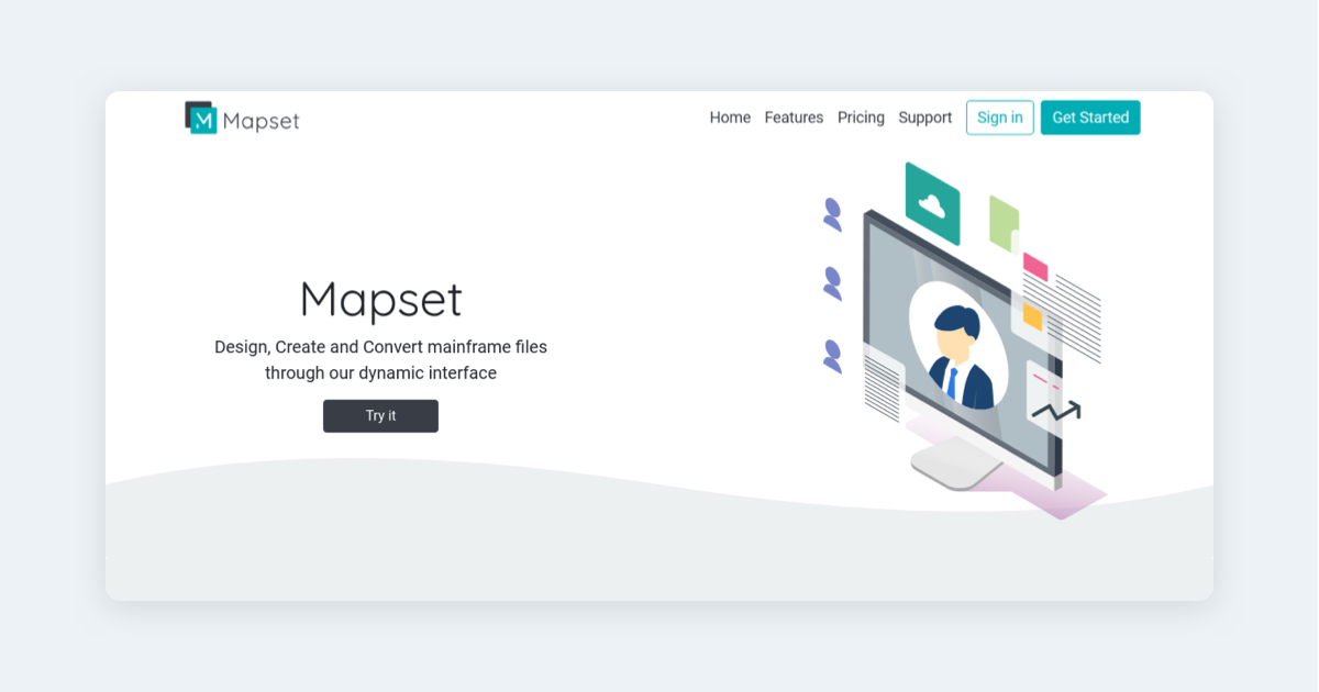 Mapset: Diseñe, cree y convierta archivos mainframe a través de nuestra interfaz dinámica