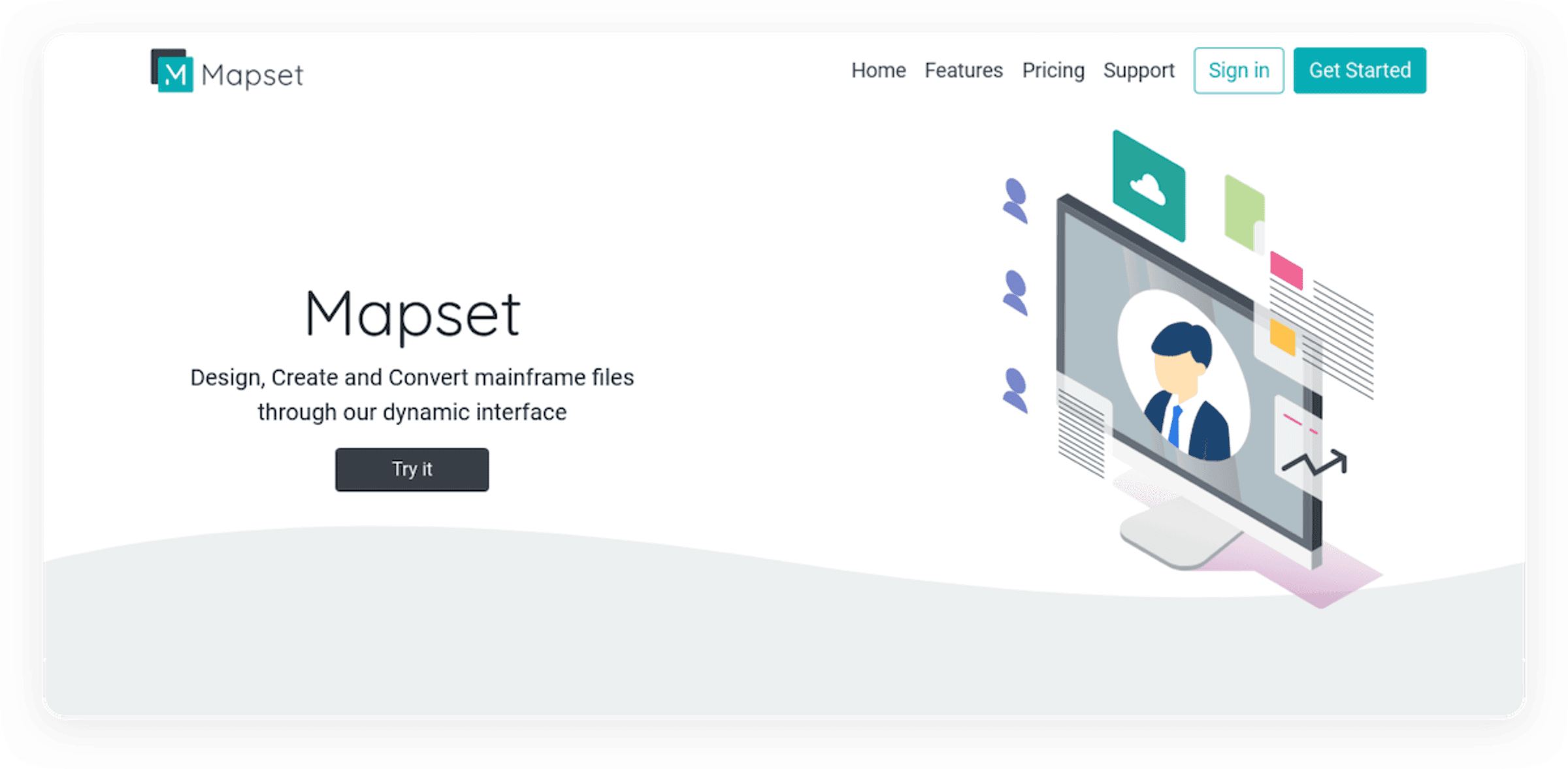 Mapset - Design, Create and Convert mainframe files through a dynamic interface